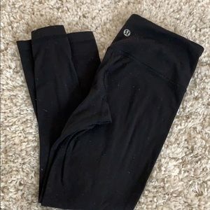 Lululemon Wunder Under Crop Leggings Black
